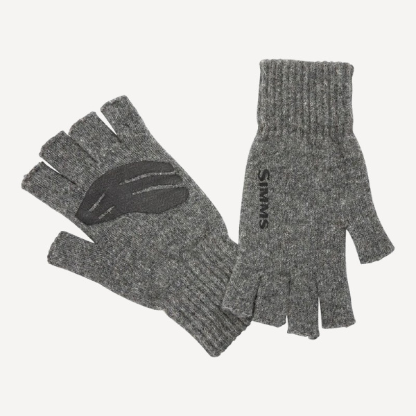 Перчатки Simms Wool 1/2 Finger Glove (; L/XL; Steel)